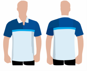 SuperSoft Regular Slim Fit Cotton White Blue Blend Polo Shirt