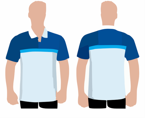 SuperSoft Regular Slim Fit Cotton White Blue Blend Polo Shirt